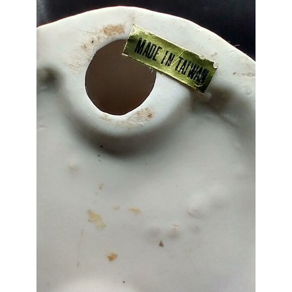 Santa Claus Vintage Porcelain Figure Deer Sack 5.25” Tall Christmas Holiday Deco - Picture 8 of 10